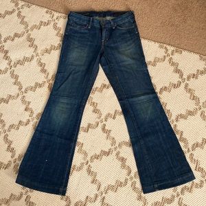 Citizens of Humanity dunaway flare denim jean size 27